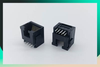 中国 単一の左舷保護された4P4C CAT5 RJ11 RJ45モジュラー ジャック 販売のため