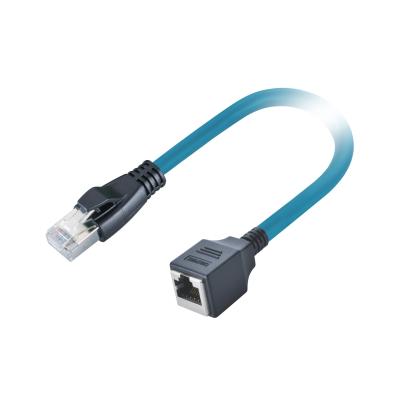 Китай Мужчина к кабелю сети кота 6A 26AWG женщины 1m с соединителем RJ45 продается