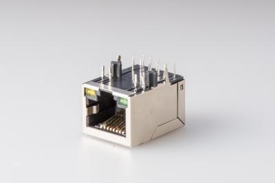 China Ethernet-Verbindung RMS-007C-08F6-GY des PHC-Eintritts-Sockel-RJ45 modularer Jack zu verkaufen