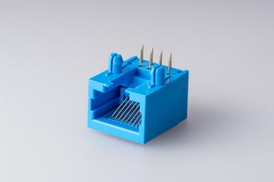 Cina Colori il fermaglio della plastica 8P8C RJ45 di Bule, il singolo porto impermeabile Jack modulare di Rj45 Jack in vendita