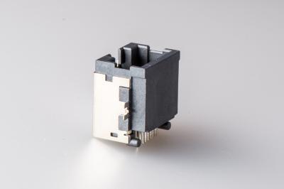 China Um conector do porto RJ45 Jack modular com placa de naufrágio protetor de bronze da liga de altamente 8,6 milímetros à venda