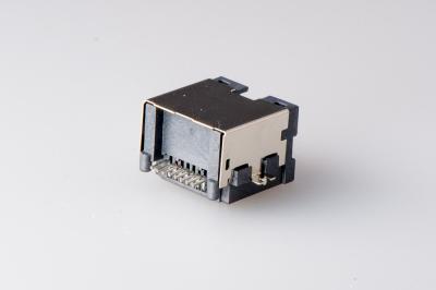 China 90 conector modular del conector/RJ11 RJ45 Jack del grado Rj45 con la placa de hundimiento en venta