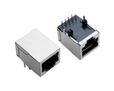 中国 2250030-1ルーターのための10/100/1000基盤Tの変圧器との1つの港POE RJ45ジャック 販売のため