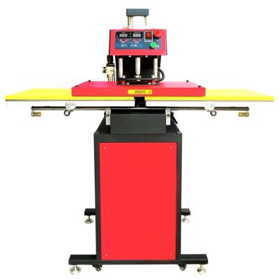 China Garment Shops Pneumatic Working Heat Press Machine 40*60cm Size 2 Workstation Heat Transfer Machine for sale