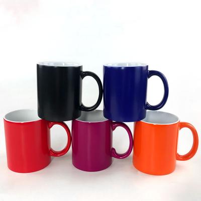 China Shiny Magic 11oz Mug Stocked With C-Shaped Handle for sale