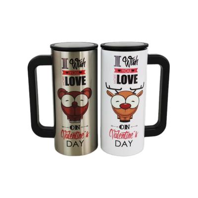 China High Quality Adults 450ml Sublimation Stainless Steel Mug For Personal Design for sale