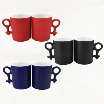 China Stored Couple 11oz Magic Mugs 3 Colors For Choose for sale