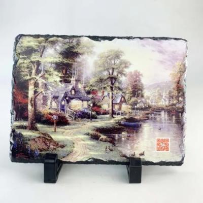 China Stone 13*18cm Sublimation Blanks Slate Frame For Digital Printing Sh03 for sale