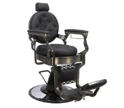 China Modern bronze color heavy duty barber chair barber chair old style salon chair for sale QZ-M9147 for sale