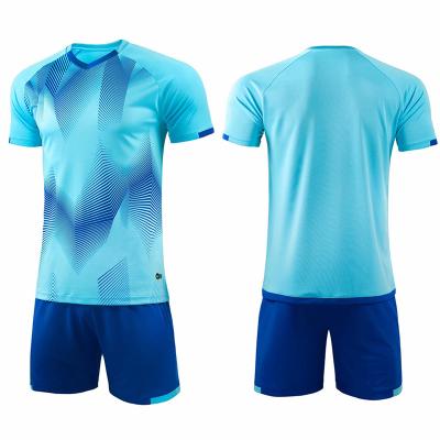 China Sets Custom Design Cheap High Quality Quick Dry Mens Wear Sublimated Fabric Soccer Jersey Football Uniform Sets for sale