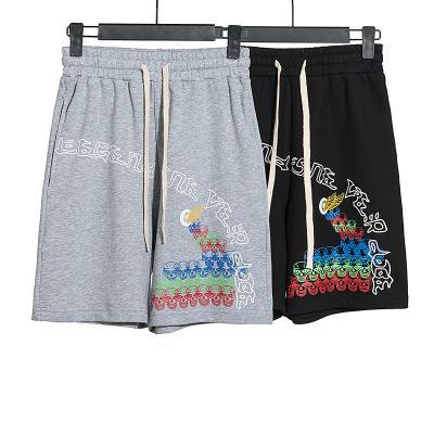 China New Breathable Graffiti Personality Shorts Summer Breathable Cool Casual Loose Smiling Boys Running Gently Shorts for sale