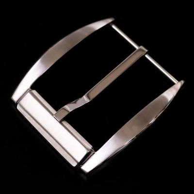 China Pin Buckle New Style 304 Stainless Steel Belt Pin Buckle Single Pin Buckle Metal Buckle Perforated Pure Steel Belt Pin Buckle for sale