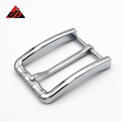 China Silver Pin Buckle Black Guncolor Pin Buckle 40mm Metal Rectangle Belt Buckle for sale