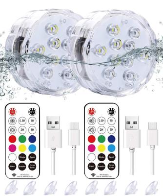 China Garden OEM LED Bottom Water Pool Lights AC 12V IP68 DC Fountain Plaza Light RGB RGBW DMX Control Light for sale