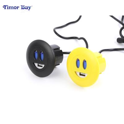 China Quick Charging Hidden USB Charger ABS Material Power USB Socket Smart Plug Easy Installation for sale