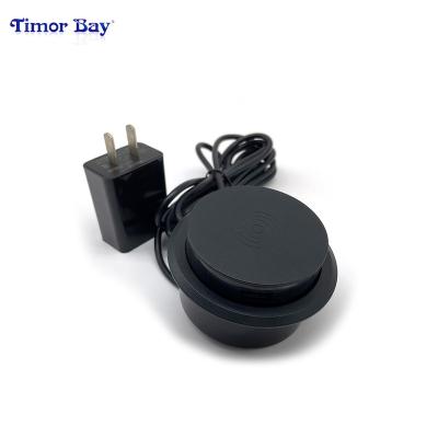 China Easy Installation Wireless Charger Original Furniture Mountable Embedded Wireless Charger for sale