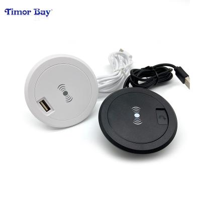 China Eembedded Easy Smart Office Desk Furniture Wholesale Installation Wireless Charger for sale