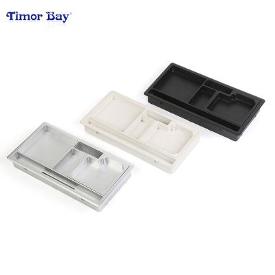 China Wholesale Easy Installation ABS Aluminum Alloy Material Cable Case Desk Accessories for sale