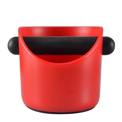 China 2021 Coffee Promotion Viable Custom Made ABS Plastic Espresso Bucket Mini Coffee Knock Box Colorful for sale