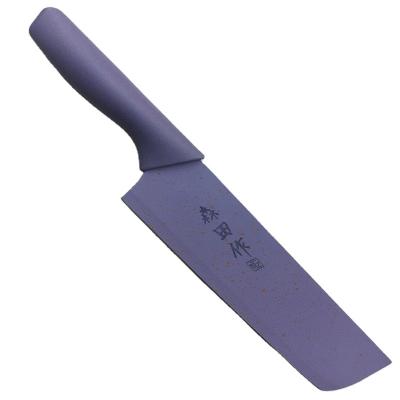 China Professional Single Meat Cleaver Stocked Knife 8 Inches, Purple Stainless Steel Kitchen Knife for sale