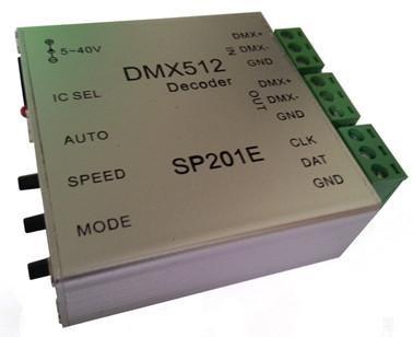 China dmx Signalsignal zu spi SP201E DMX Decoder zu verkaufen