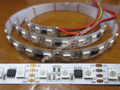 China 72led digital rgb dc12v dmx led strip for sale