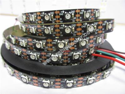 China ws2812b black led black pcb digital rgb led strip for sale