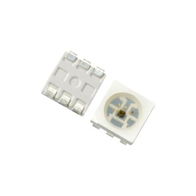 China IC Built-in 5050 RGB SMD LED Full Color LED Chip LC8808 6 PIN 5050 RGB LED Chip SMD for sale