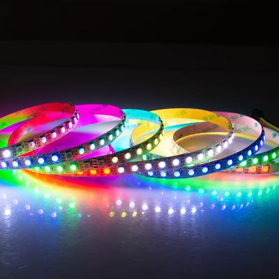 China 30 60 96 144 LED Per Meter DC12V Digital RGB Color Program Controllable Individual Pixel LED Strip LC8808 for sale