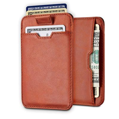 China Fashion Style Rfid Blocking Men's Pu Leather Wallet with Zipper and Card Holder Pocket for sale