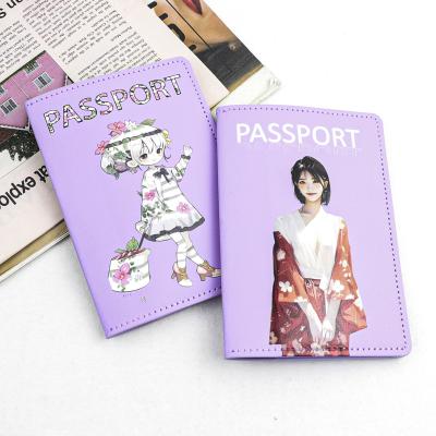 China Custom PU Leather Passport Cover with Card Case and RFID Blocking Low MOQ Mix Models for sale