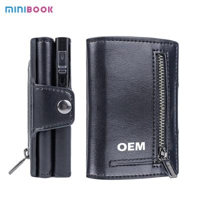 China Muestra de lujo Slim Card Holder Anti Rfid Anti robo Pu Cuero Card Holder Smart Wallet para hombres en venta