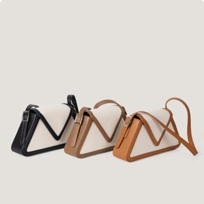 Chine Sac d'épaule en cuir coréen simple Designer Sac à main de mode pour femmes avec bretelle à vendre