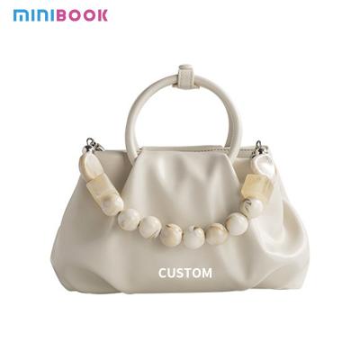 China Designer Handbags for Women 2024 Summer Marble Chain Purse Ladies Fashion Pu Leather Bags for sale