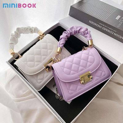 China Korean Style Bling Bling Woman's Bags PU Leather Woman Crossbody Bags for Daily Life for sale