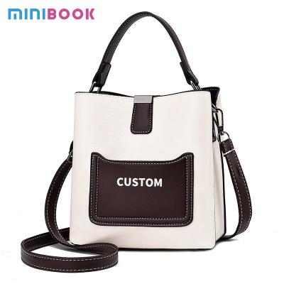 China Retro Pink Small PU Leather Casual Teenager Ladies Shoulder Bag for Fashionable Women for sale