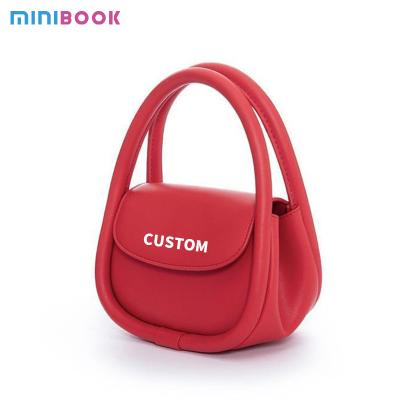 China Polyester Lining Lady Style Mini Totes with Custom Design and Vegan Leather Material for sale