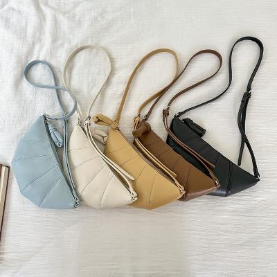 Κίνα Lady Korean Shoulder Messenger Bag All Seasons Cute Dumpling Bag PU Leather Moon Bag προς πώληση