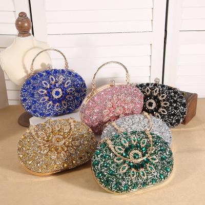 China Sunflower Rhinestone Clutch Party Crystal Women's Handbag Bag Evening Bags for sale