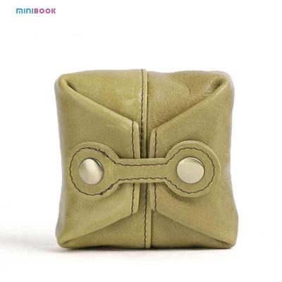 China Mão de obra Porte Monnaie Cuir Ladies Pequena Jóias Retro Saco de Armazenamento Logotipo personalizado Bolsa de bolso de dinheiro para a vida diária à venda