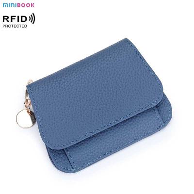 China Geschäftliche Süßigkeiten Farbe Portable Brieftasche Echtleder Kupplung Münze Handtasche für Mädchen zu verkaufen