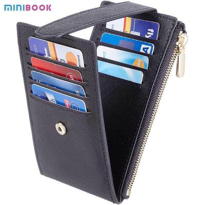 China RFID Blocking Women's Wallet with Cell Phone Pocket Bifold Vegan Leather Ladies Wallet for sale