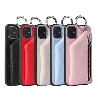 Chine Boîtier en cuir pour portefeuille pour Iphone 7 8 11 12 13 Pro Max avec support et design personnalisé à vendre