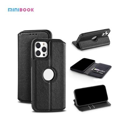 Chine Minibook imperméable à l'eau personnalisé attraction magnétique en cuir Pu étui pour téléphone portable pour téléphone 12 Pro à vendre