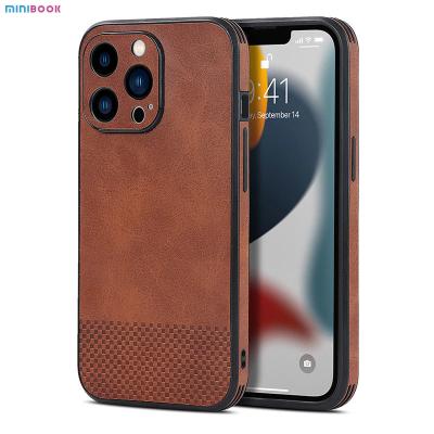 Chine 2023 Latest PU Leather Phone Cover for iPhone 14 14plus 14pro 14pro Max Custom Logo à vendre