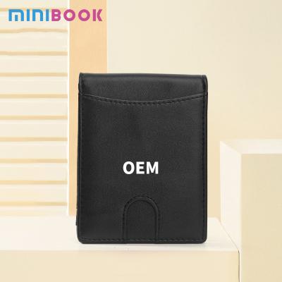 China Short Genuine Leather Wallets Mens RFID Blocking Money Clips Wallet Short Wallet Length for sale