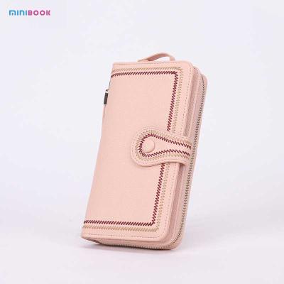 Chine Women's Clutch Wallets with Multiple Colors Long Zipper Money Pocket and Card Holder à vendre