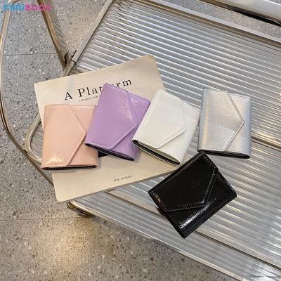 Chine Women's Three Fold Short Wallet with Card Holder Low MOQ Mix Models Leather Coin Purse à vendre