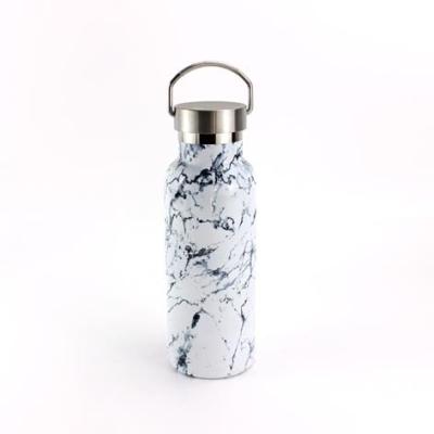 China 500ml/17oz Stainless Steel Hot Water Bottle Custom Modern Vacuum Flask Themes Stocked And Cold for sale