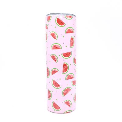 China 700-800ml Hot Selling Wholesale Skinny Tumbler Non Inverted Skinny Tumblers Sublimation With Lid And Straw for sale